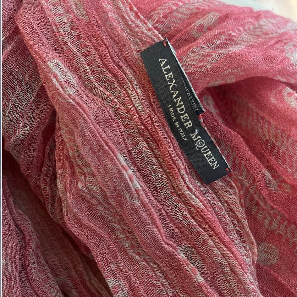Used Alexander Mcqueen Scarf